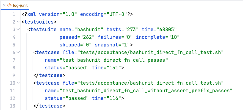 bashunit integrated into PHPStan